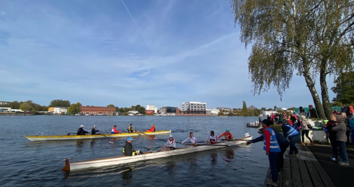 Die Matjesregatta an der Bille