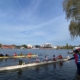 Die Matjesregatta an der Bille