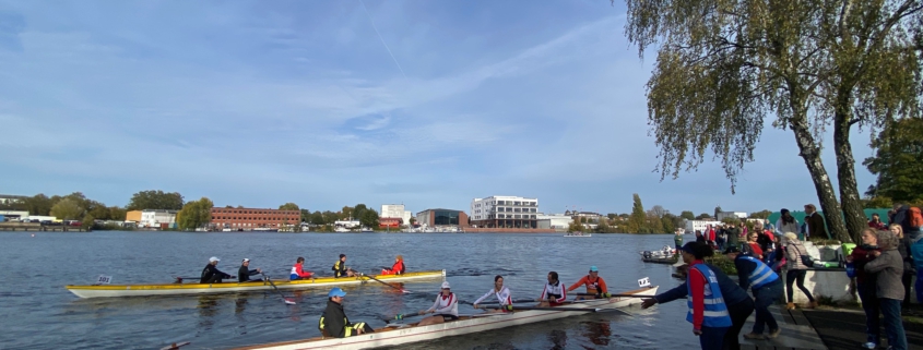 Die Matjesregatta an der Bille